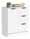 Buffets, credences et vaisseliers avec tiroirs avec rangement ferme blanc 60x30x70 cm