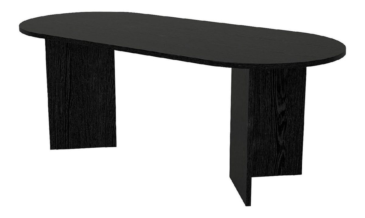Tables avec rangement ferme finition bois noir