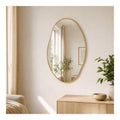 Miroirs muraux structure metal noir