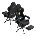 Chaise confortable reglable avec rangement ferme noir sur roulettes