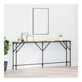 Tables consoles reglable finition bois naturel