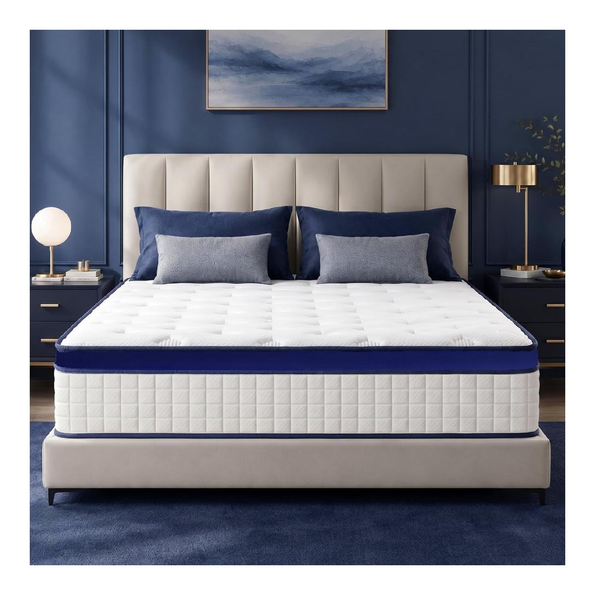 Matelas noir 200 x 140 x 25 centim