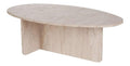 Table basse avec rangement ferme finition bois beige