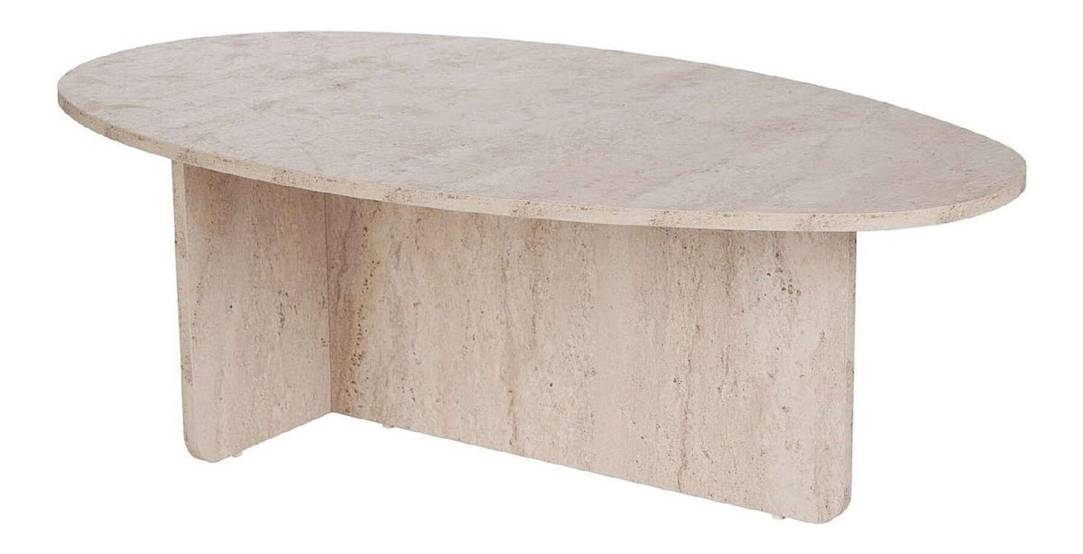 Table basse avec rangement ferme finition bois beige