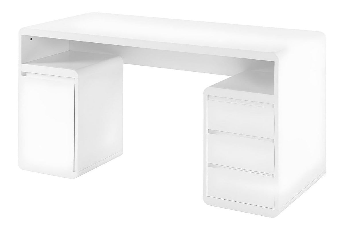 Armoire de rangement avec tiroirs blanc 140 x 60 x 76 centim