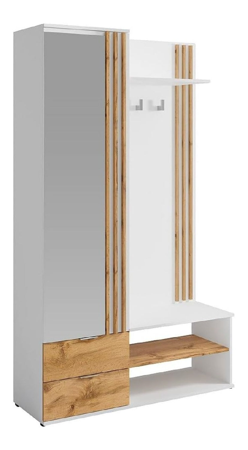 Rangements avec tiroirs avec rangement ferme blanc