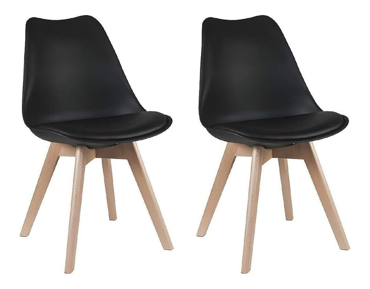 Chaise confortable avec rangement ferme finition bois noir