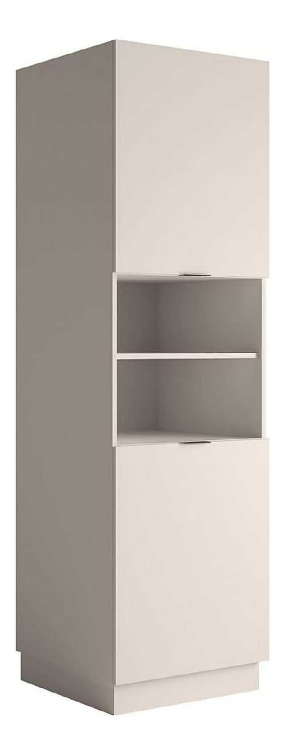 Rangements colonnes avec rangement ferme finition bois beige