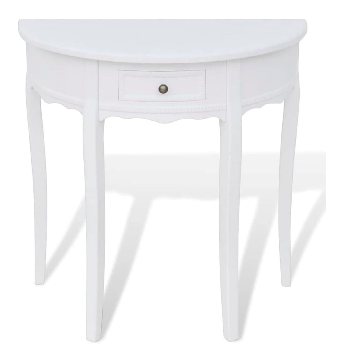 Tables consoles avec tiroirs blanc