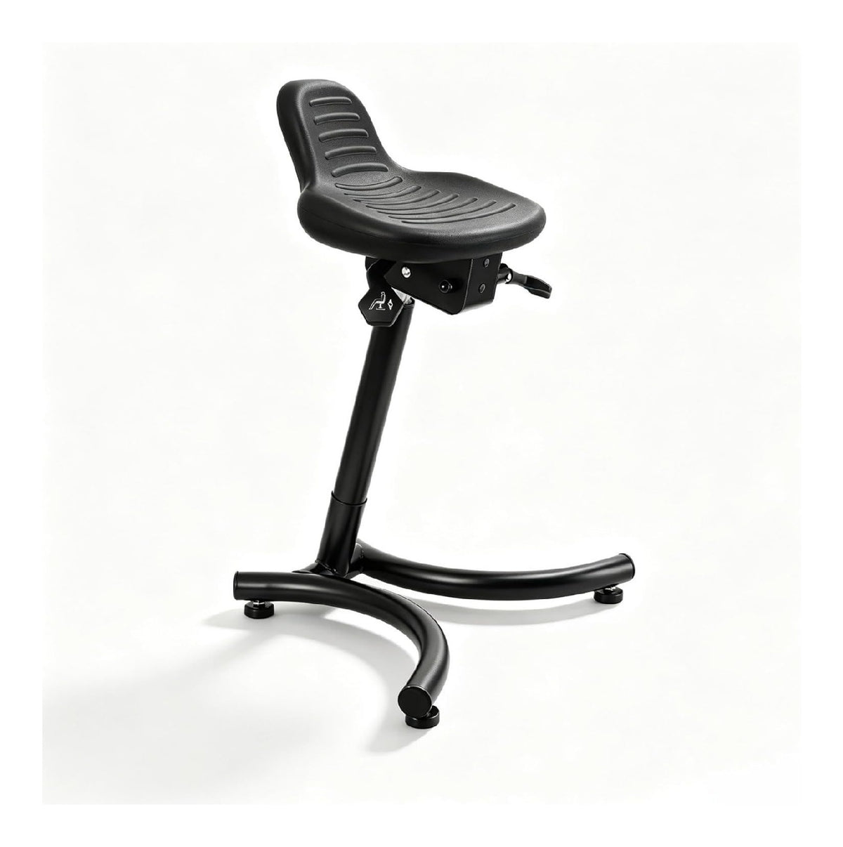 Tabourets reglable avec rangement ferme noir
