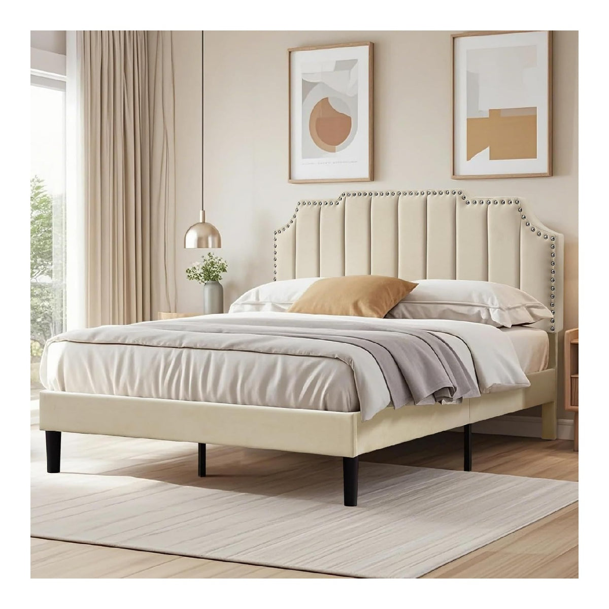 Lits reglable avec rangement ferme beige