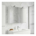 Armoires avec miroir finition bois blanc