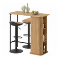 Tables reglable avec rangement ferme naturel