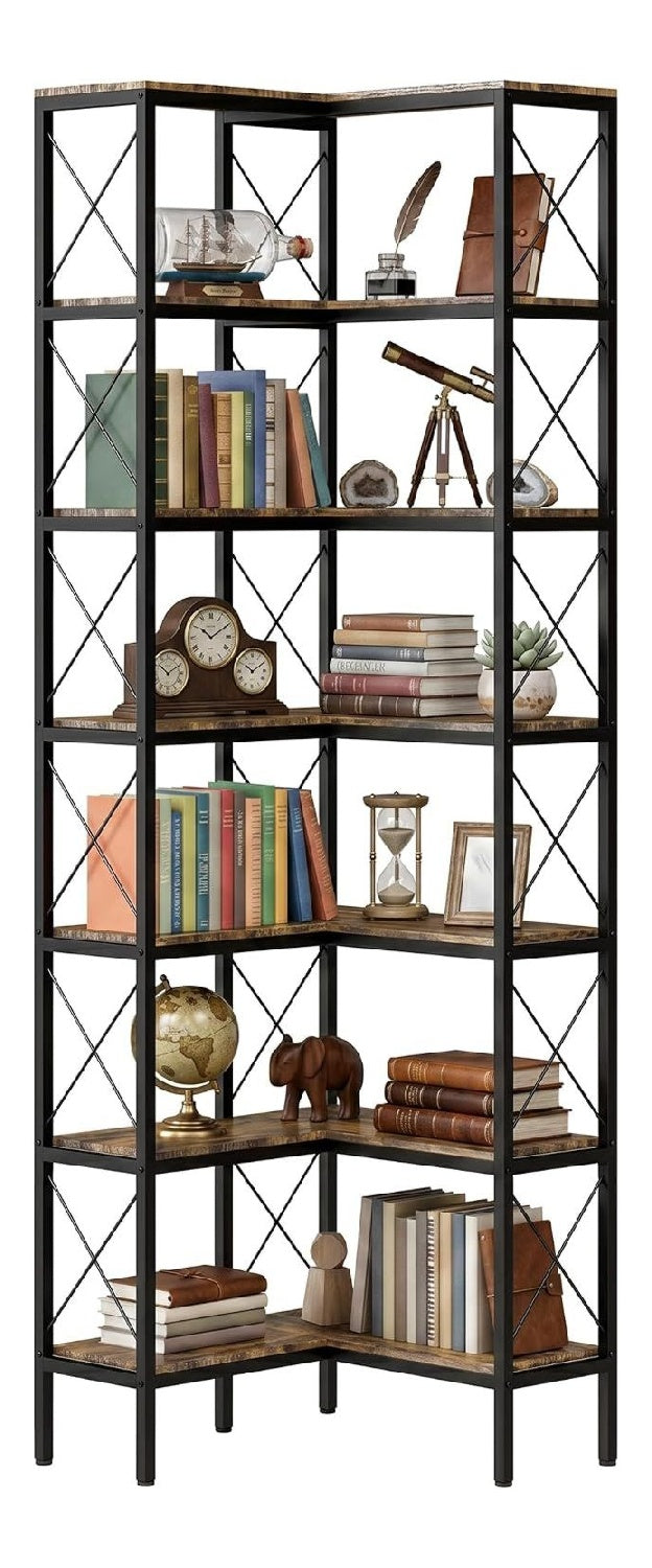 Bibliotheque reglable avec rangement ferme noir 60 x 60 x 200 centim