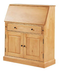 Bureau fonctionnel avec tiroirs avec rangement ferme naturel
