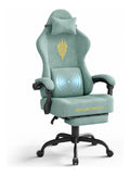 Chaises de Gamer reglable avec rangement ferme vert