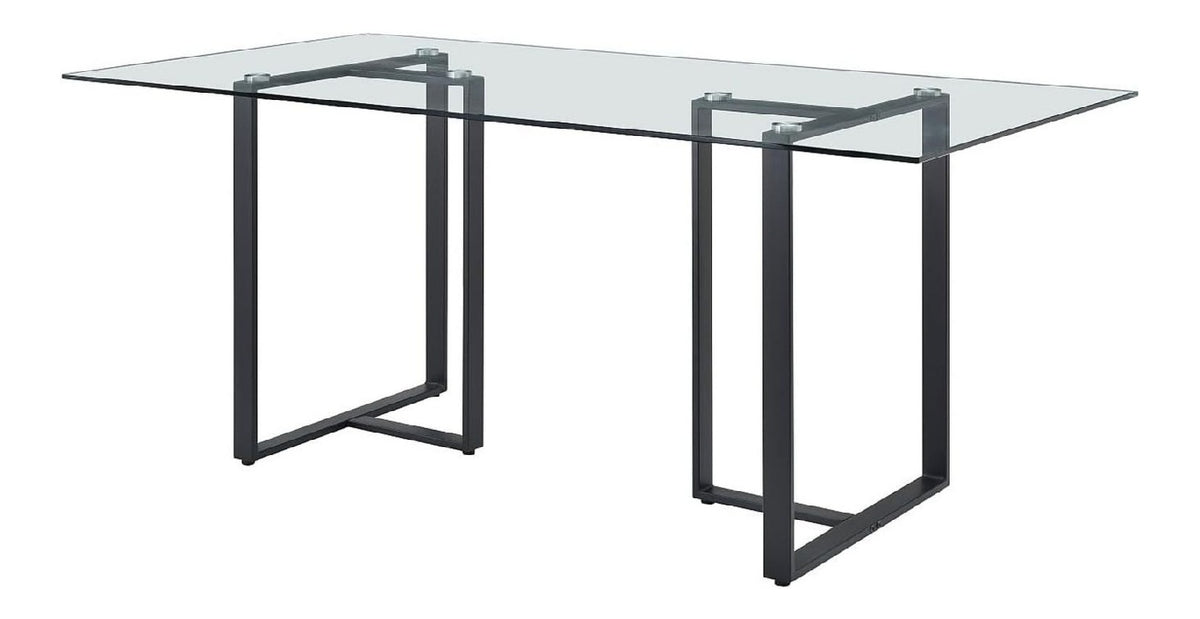 Tables avec rangement ferme structure metal noir variante 1014