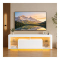 Banc TV avec tiroirs finition bois blanc