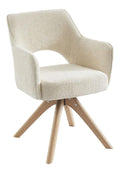 Chaise confortable avec rangement ferme finition bois chene