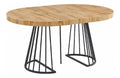 Tables avec rangement ferme finition bois noir 2,6 x 1,1 x 0,76 m