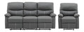 Ensembles de canapes avec rangement ferme gris 79 x 90 x 95 centim