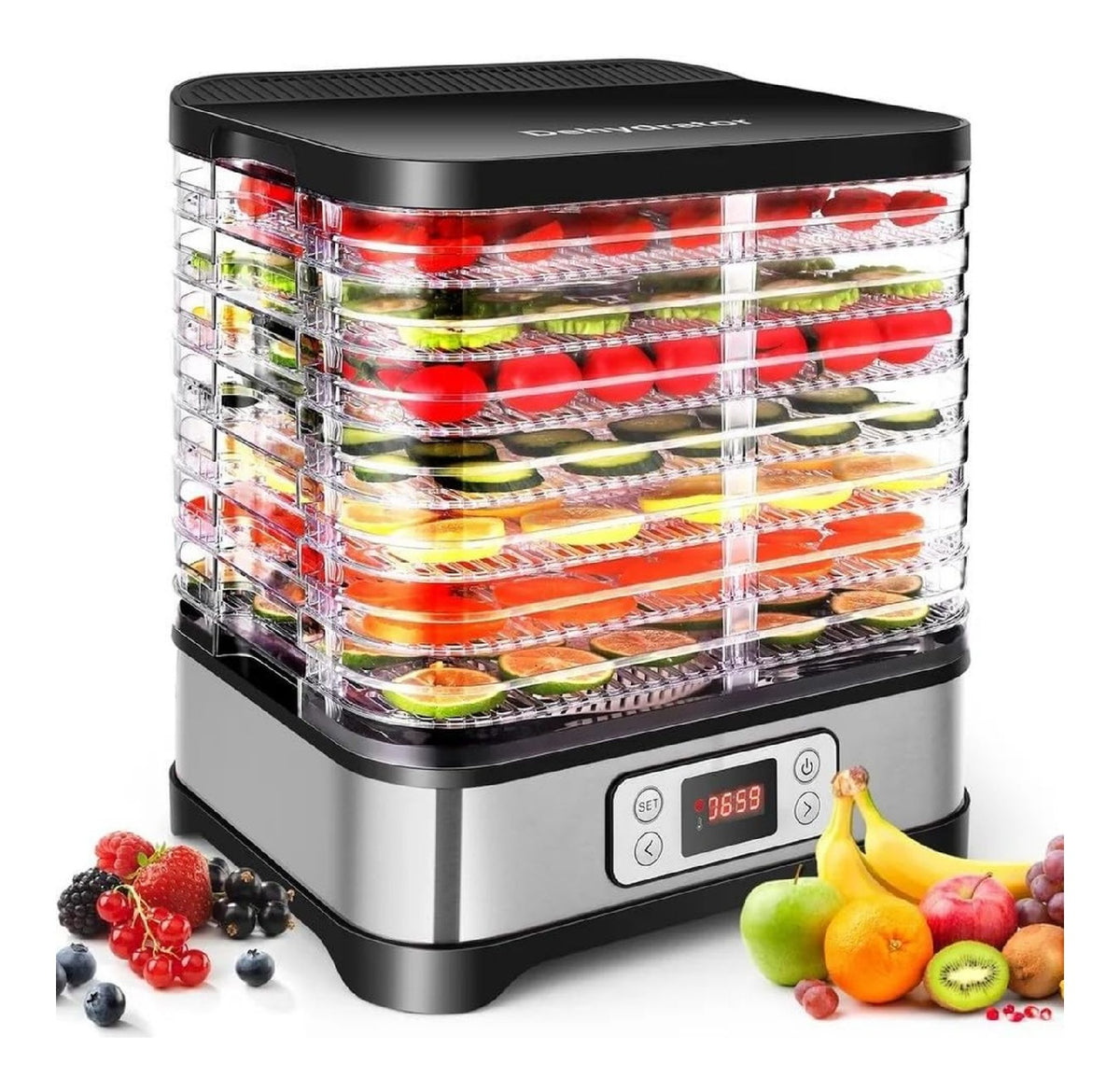 Deshydrateurs compact avec programmes inox format compact