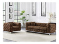 Ensembles de canapes avec rangement ferme structure metal marron