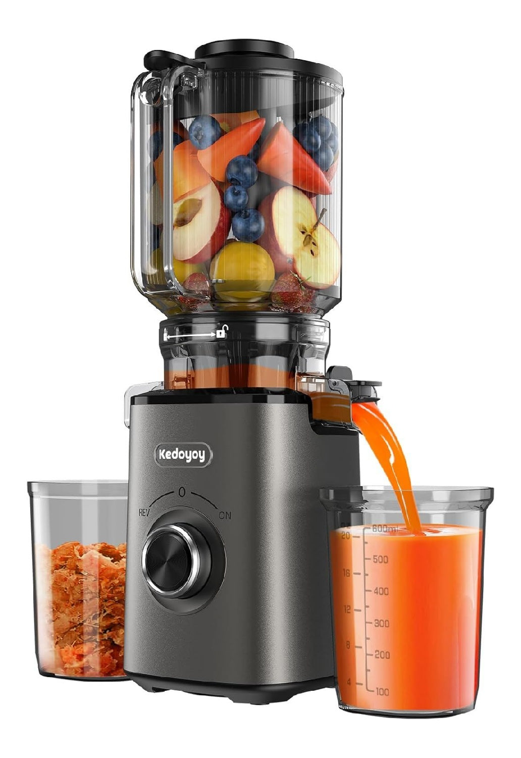 Extracteurs de jus a vis simple gris variante 437