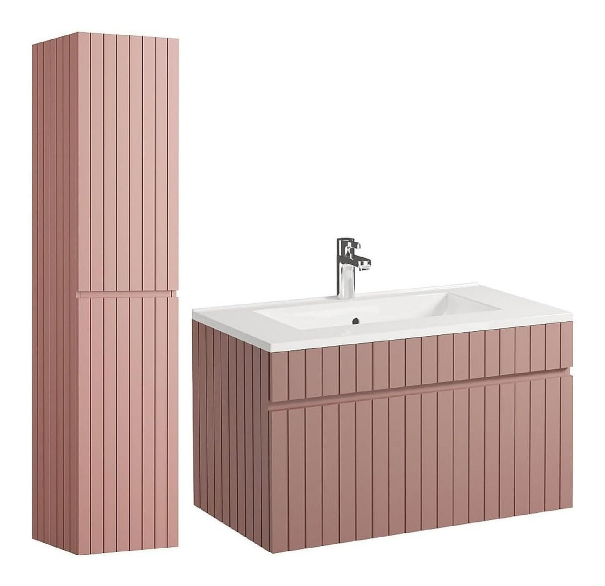 Ensembles de meubles avec tiroirs avec rangement ferme rose