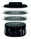 Cuiseurs vapeurs electriques compact noir