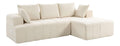 Canapes et divans avec rangement ferme beige 256 x 158 x 85 cm
