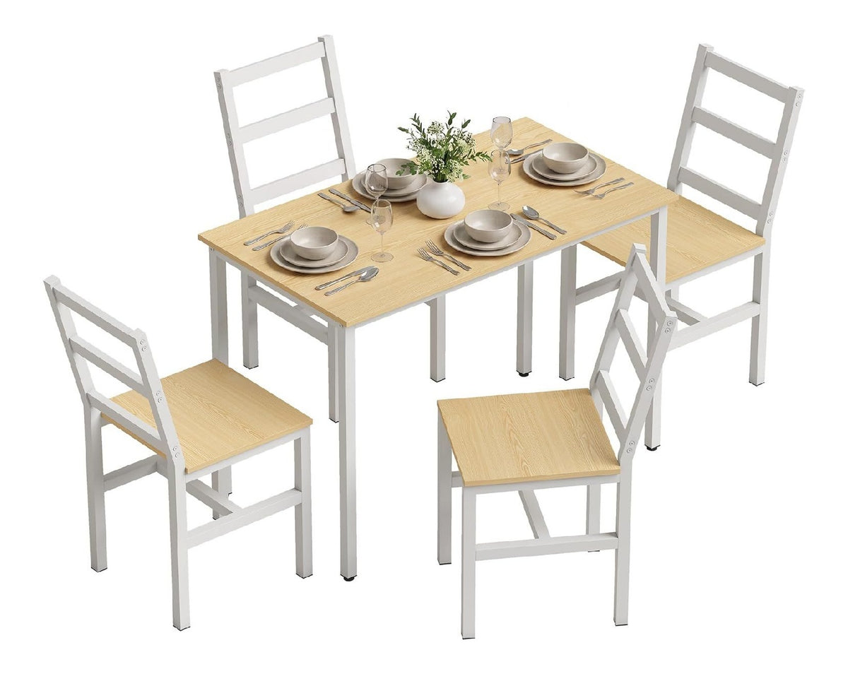 Ensembles pour salle a manger avec rangement ferme finition bois chene