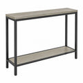 Console en bois et m¨¦tal noir 120 cm