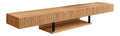 Banc TV avec tiroirs avec rangement ferme chene 150 x 22 x 30 centim