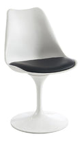 Chaise confortable avec rangement ferme noir