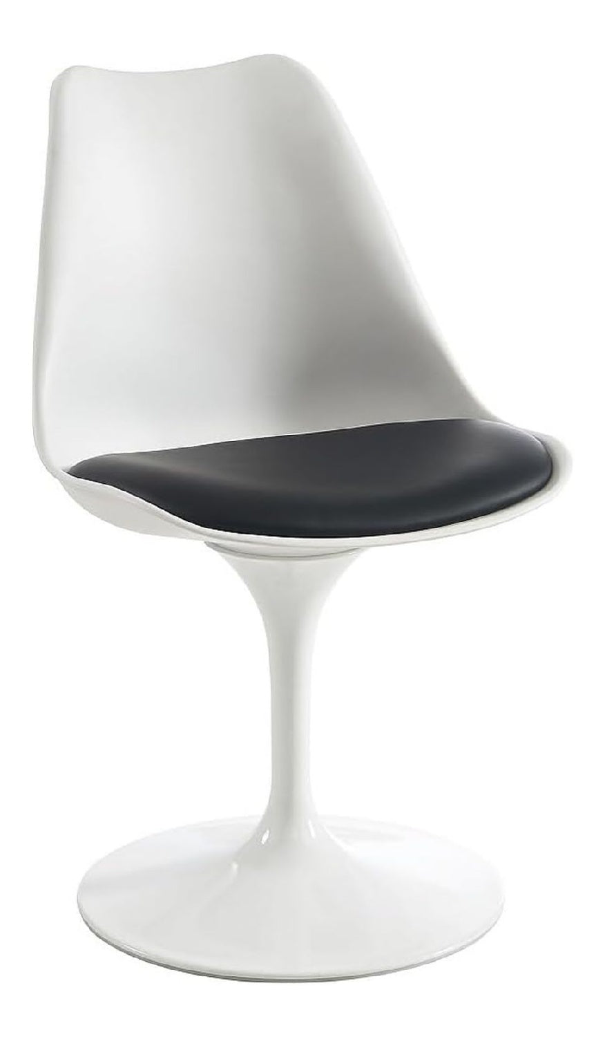 Chaise confortable avec rangement ferme noir