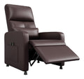 Fauteuils relaxants electrique inclinable marron