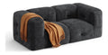 Canapes et divans avec rangement ferme revetement velours noir