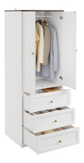 Armoire de rangement avec tiroirs avec rangement ferme noir