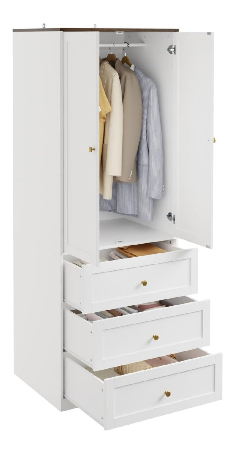 Armoire de rangement avec tiroirs avec rangement ferme noir