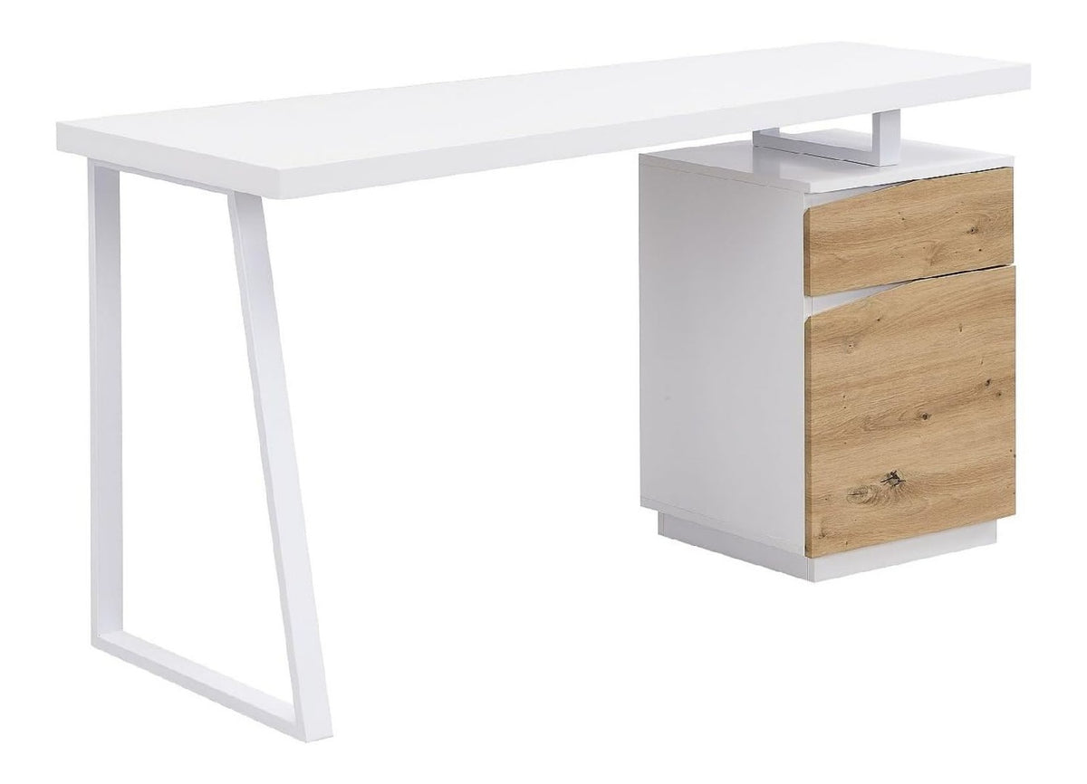 Armoire de rangement avec tiroirs avec rangement ferme blanc 140 x 60 x 75 centim