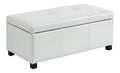 Bancs de rangement avec rangement ferme blanc