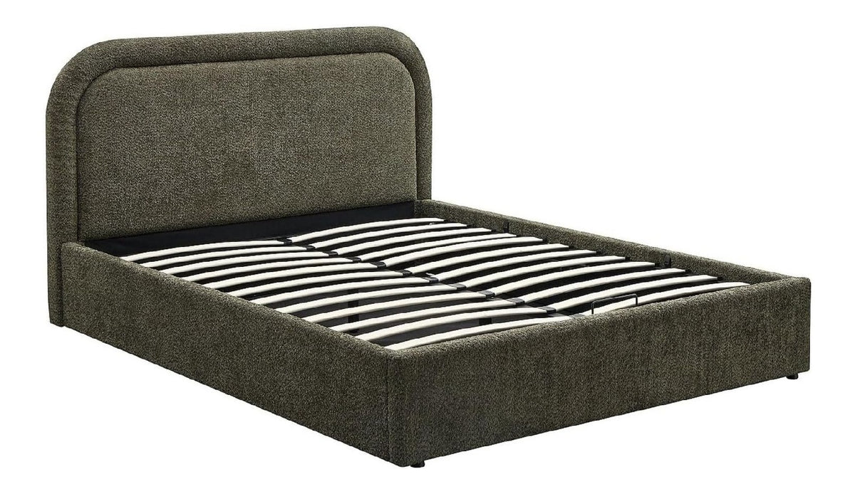 Lits avec rangement ferme finition bois vert