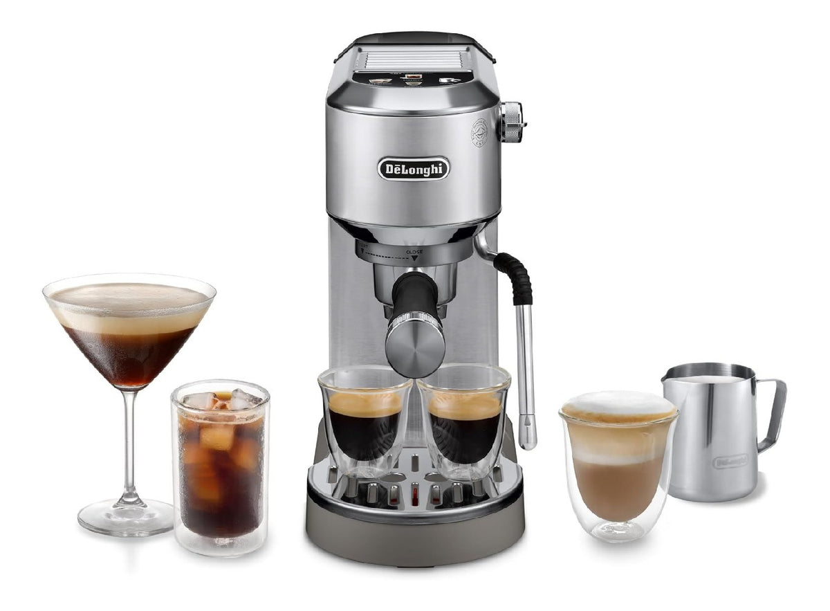 Machines expresso a vapeur compact reglable noir format compact