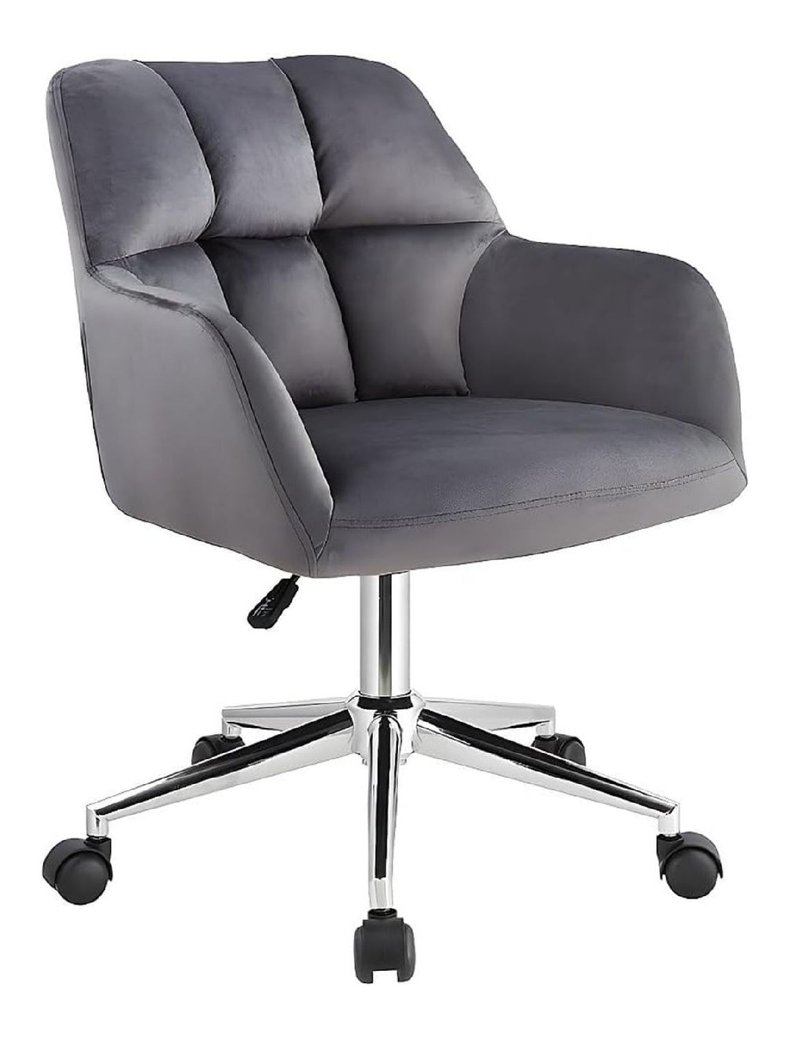 Chaise confortable reglable structure metal gris