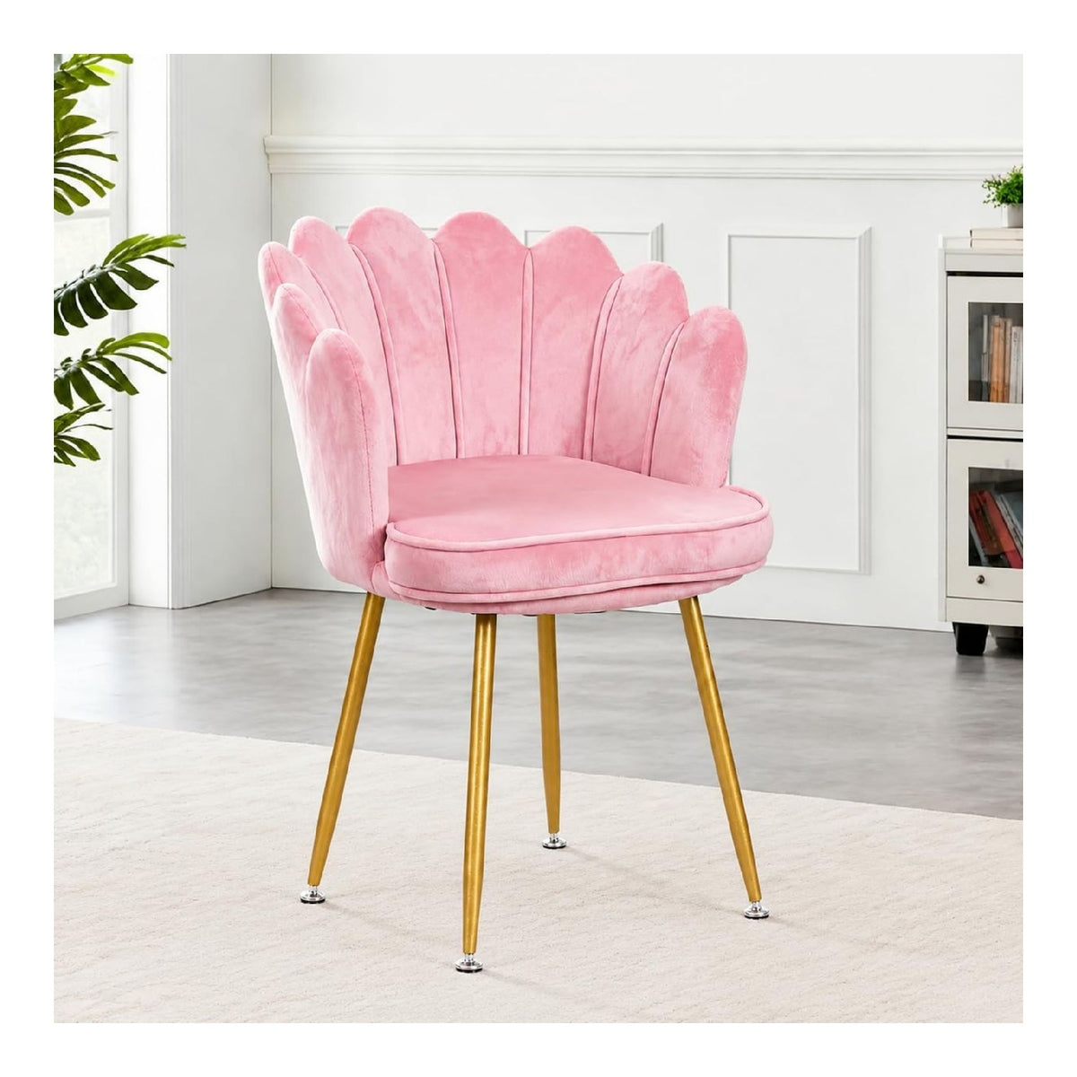 Chaise confortable reglable finition bois rose