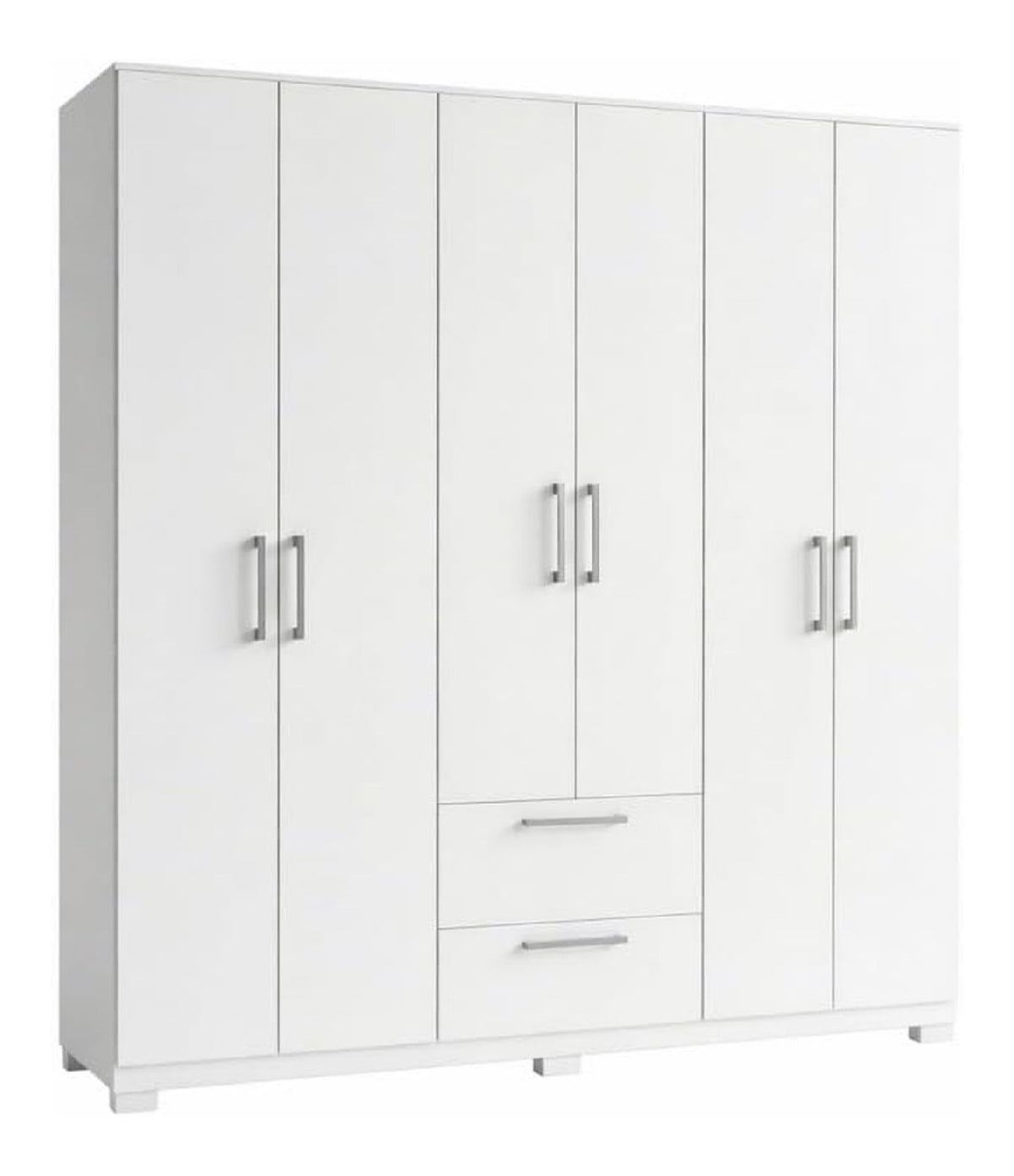 Armoire de rangement avec tiroirs avec rangement ferme blanc