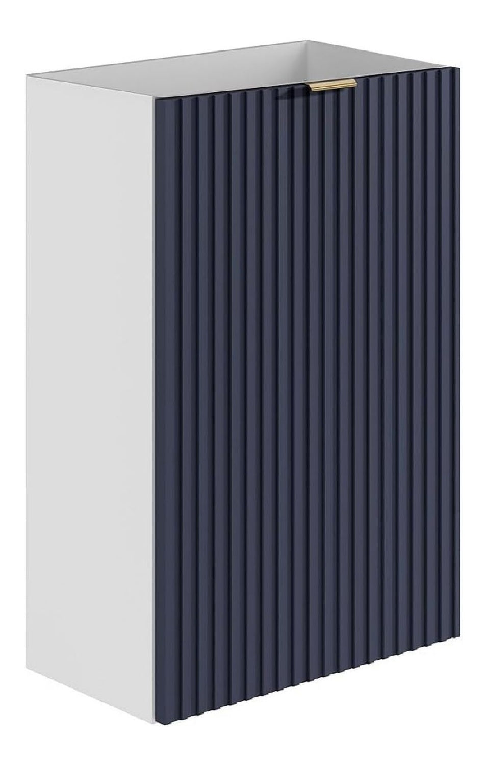 Meubles-lavabos avec rangement ferme finition bois blanc 40 x 22 x 60 cm