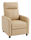 Fauteuils relaxants reglable avec rangement ferme beige