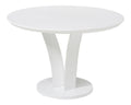 Tables avec rangement ferme finition bois blanc 120 x 120 x 75 cm